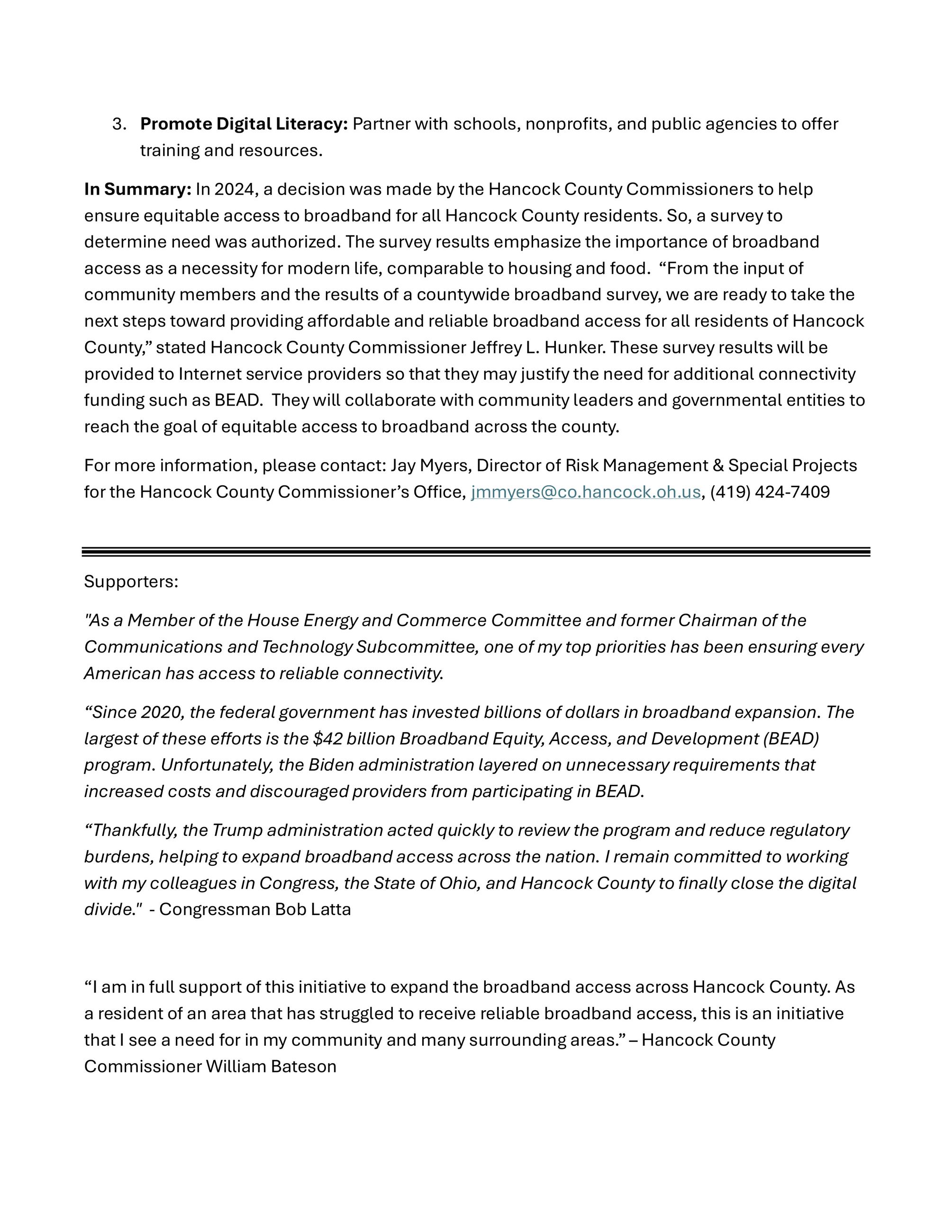Hancock County Broadband Survey Press Release - 9-30-25 - Final-2