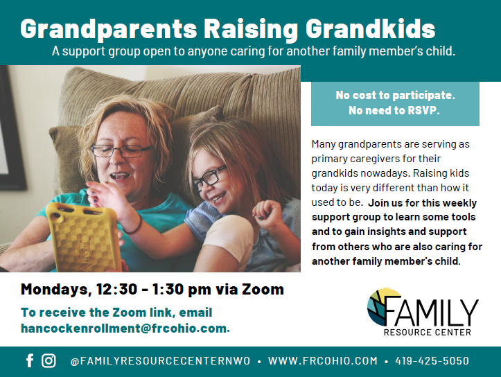Grandparents Raising Kids Flyer