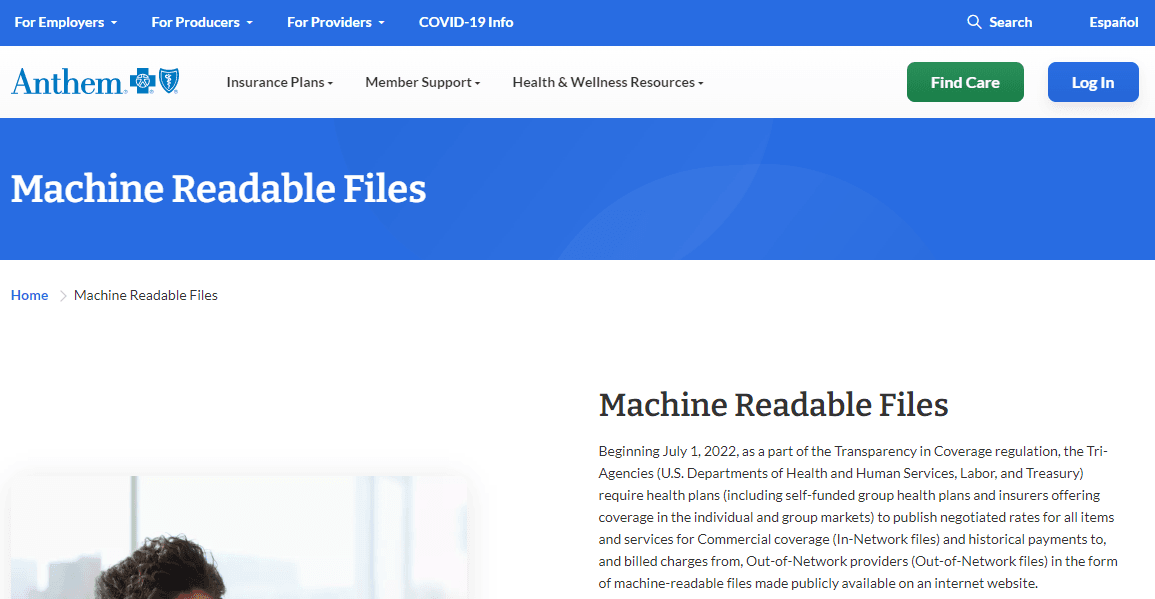 Machine Readable Files
