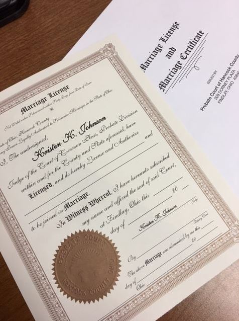 Marriage License